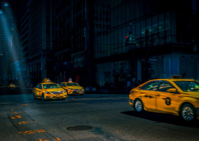 De taxi’s van NYC